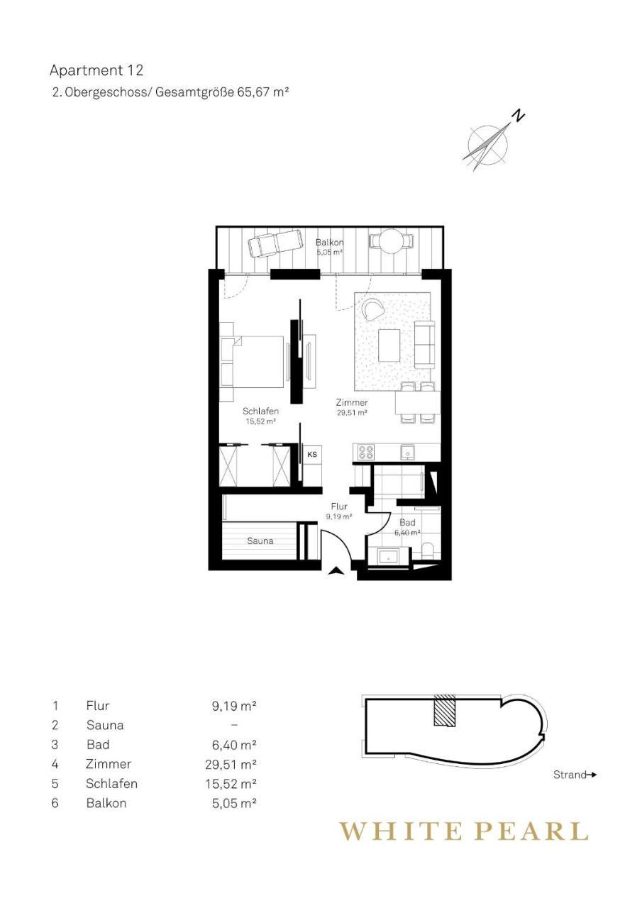 White Pearl Apartment 2.12 Timmendorfer Strand Exterior foto